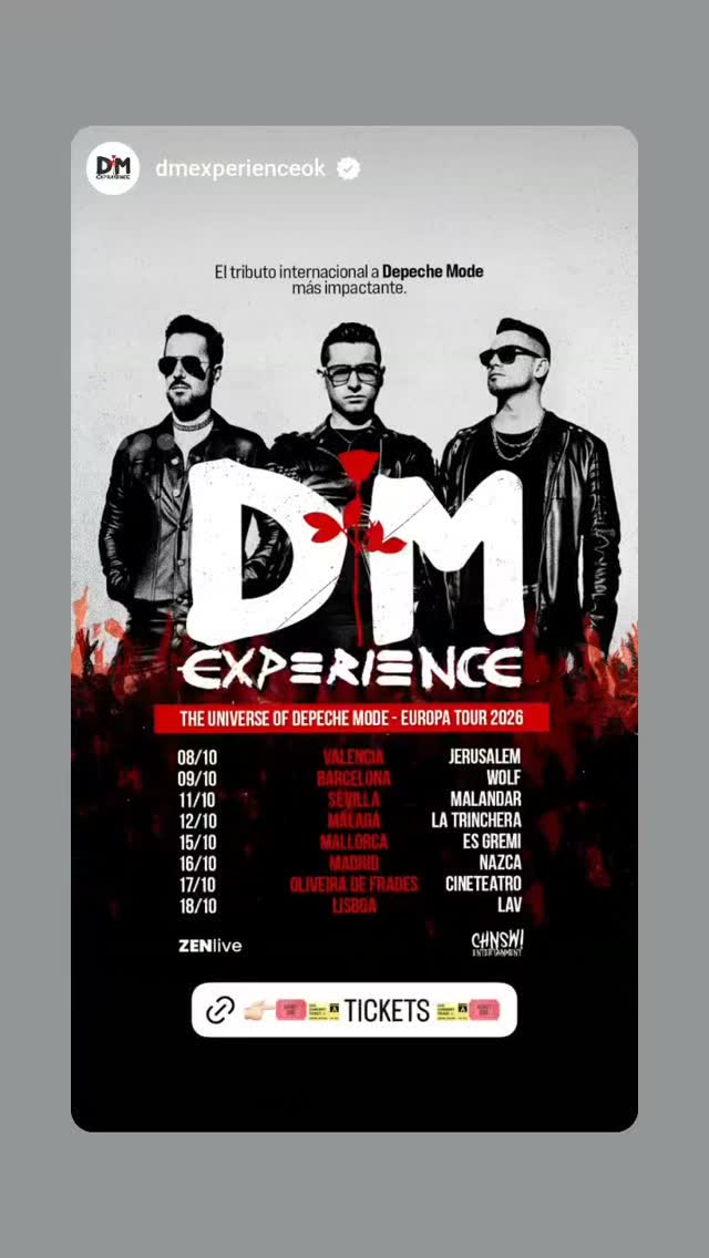 DM Experience - The Universe of Depeche Mode - Europa Tour 2026