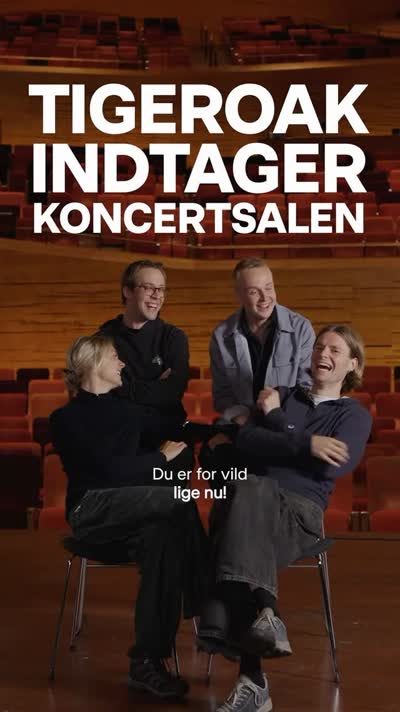 Når Tigeroak indtager Koncertsalen til november