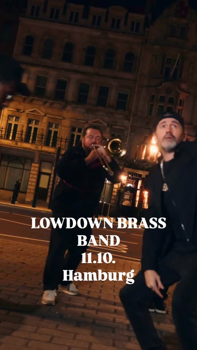 @lowdownbrassband ❤️. Tickets unter link in bio.
