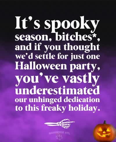 Halloween Events at Nonsense ATL