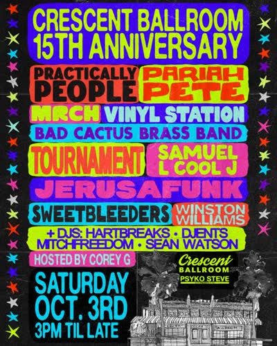 15th Anniversary celebration