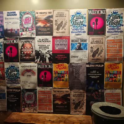 Valley Bar / Crescent Ballroom Event Posters