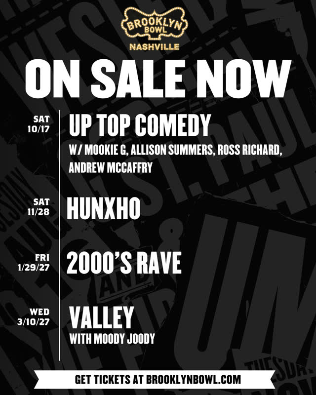 Brooklyn Bowl Nashville Events