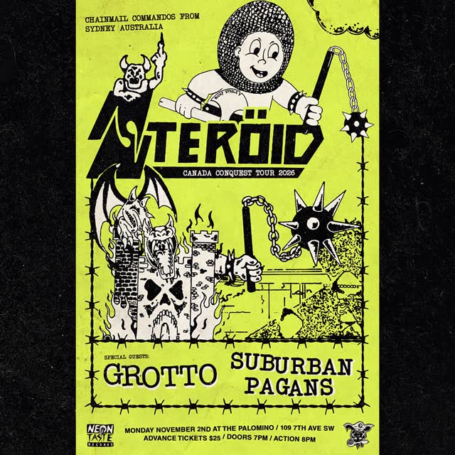 Chainmail Commandos STERÖID (Sydney, Australia) with Grotto, Suburban Pegans