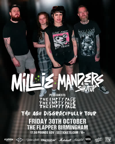 Millie Manders & The Shutup - The Age Disgracefully Tour