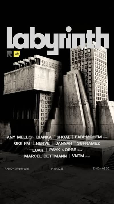 LABYRINTH 1 YEAR ANNIVERSARY — ADE SATURDAY