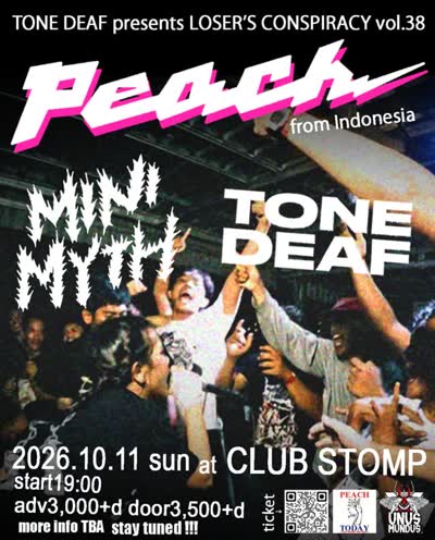 TONE DEAF presents LOSER'S CONSPIRACY vol.38