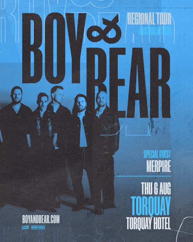 Boy & Bear at the Torquay Hotel