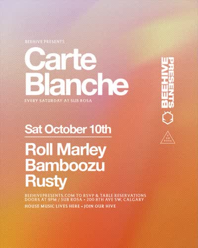 CARTE BLANCHE