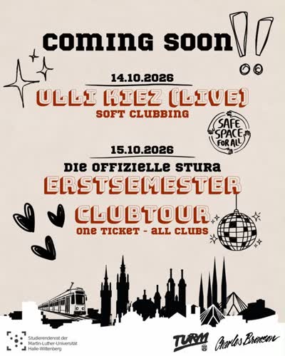 ULLI:KIEZ LIVE & CLUB TOUR – SAVE THE DATES!