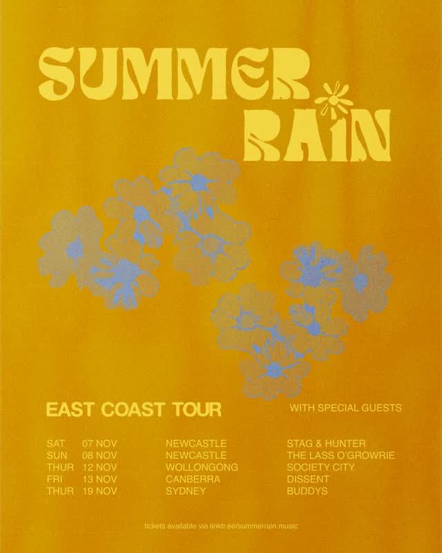 Summer Rain East Coast Tour