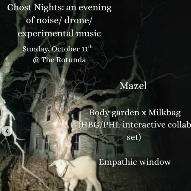 Ghost Nights: an Evening of Noise/Drone/Experimental Music