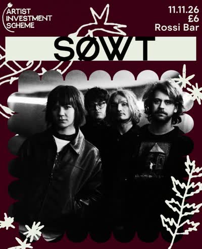 GDS x Rossi Bar Artist Investment Scheme presents SØWT