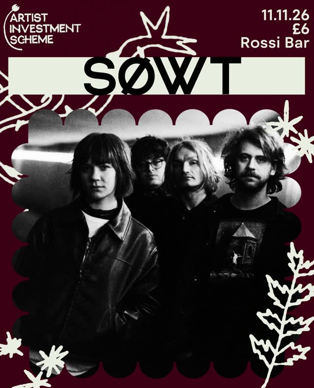 GDS x Rossi Bar Artist Investment Scheme presents SØWT