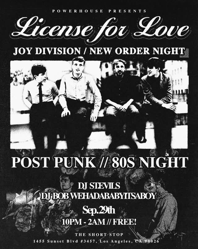 License for Love: Joy Division and New Order Edition