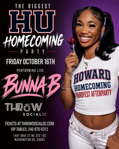 HU Homecoming Afterparty featuring Bunna B LIVE
