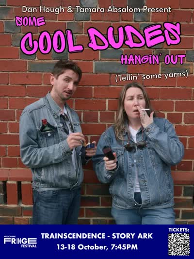 MELBOURNE! 13-18 OCT! @trainscendencemelbourne! 7:45PM! LINK IN BIO! Enter a cool house cat, leave an even cooler lion/tiger/leopard/whichever large feline you prefer. Our @melbfringe split bill!