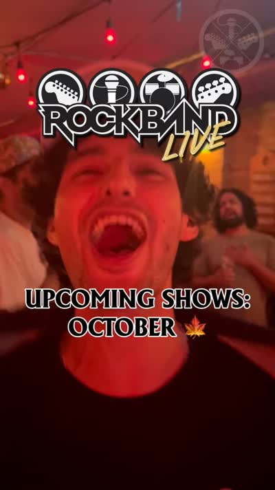 Rockband Live Upcoming Shows: October