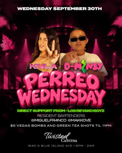 SEPT•30TH PERREO WEDNESDAY