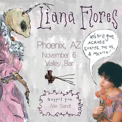 @imlianaflores brings her melodic, warm bedroom pop to valley bar with support from @alliesandt on friday, november 6th!