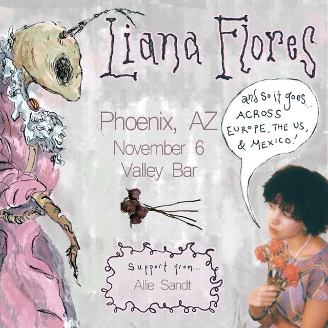 @imlianaflores brings her melodic, warm bedroom pop to valley bar with support from @alliesandt on friday, november 6th!