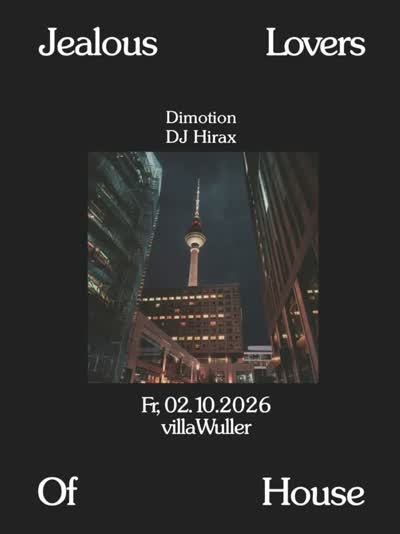 Jealous Lovers Of House | Clubnacht