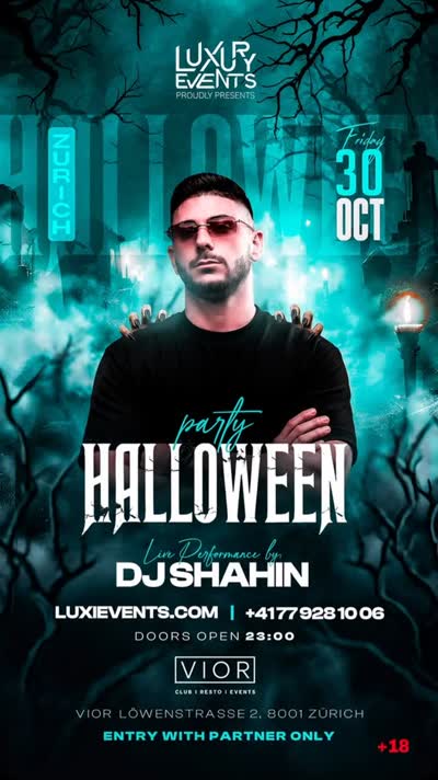 ZURICH’S BIGGEST HALLOWEEN PARTY / PERSIAN HALLOWEEN PARTY