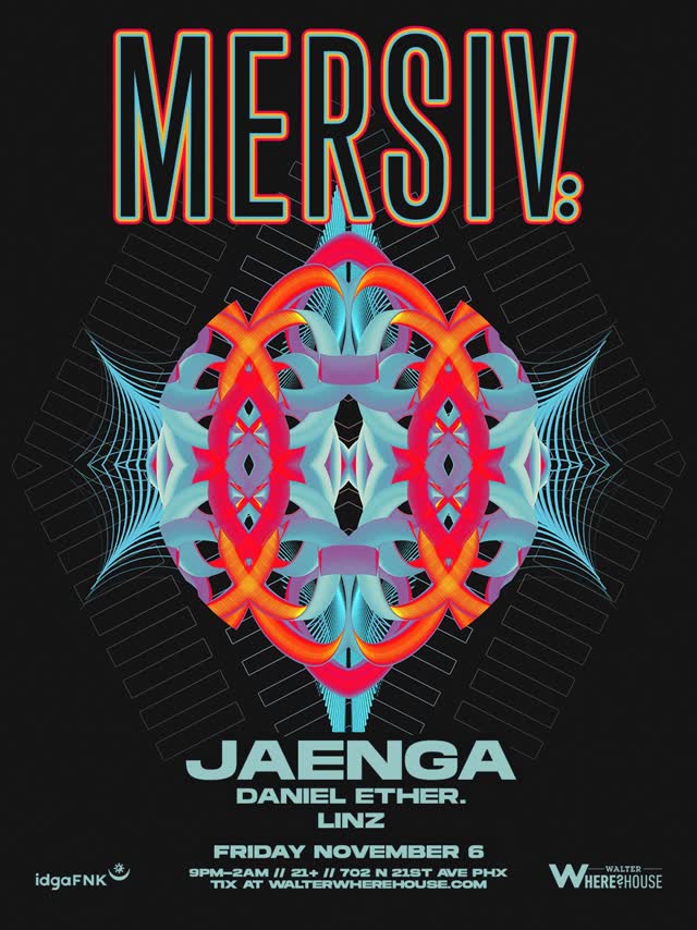 @mersiv is bringing the sound that will make you levitate to Walter Where?house Friday November 6th ✨ with support by @jaengamusic