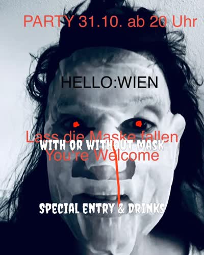 PARTY 31.10. ab 20 Uhr HELLO:WIEN