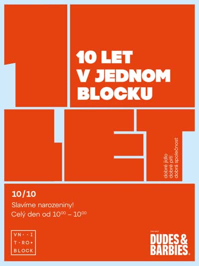 10. narozeniny VNITROBLOCKU