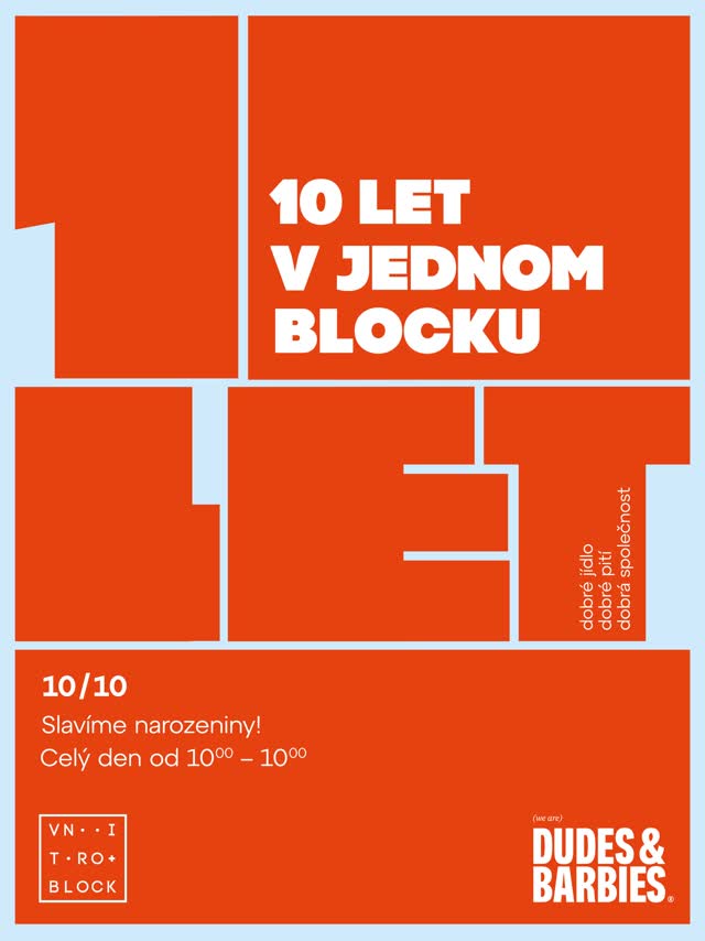10. narozeniny VNITROBLOCKU