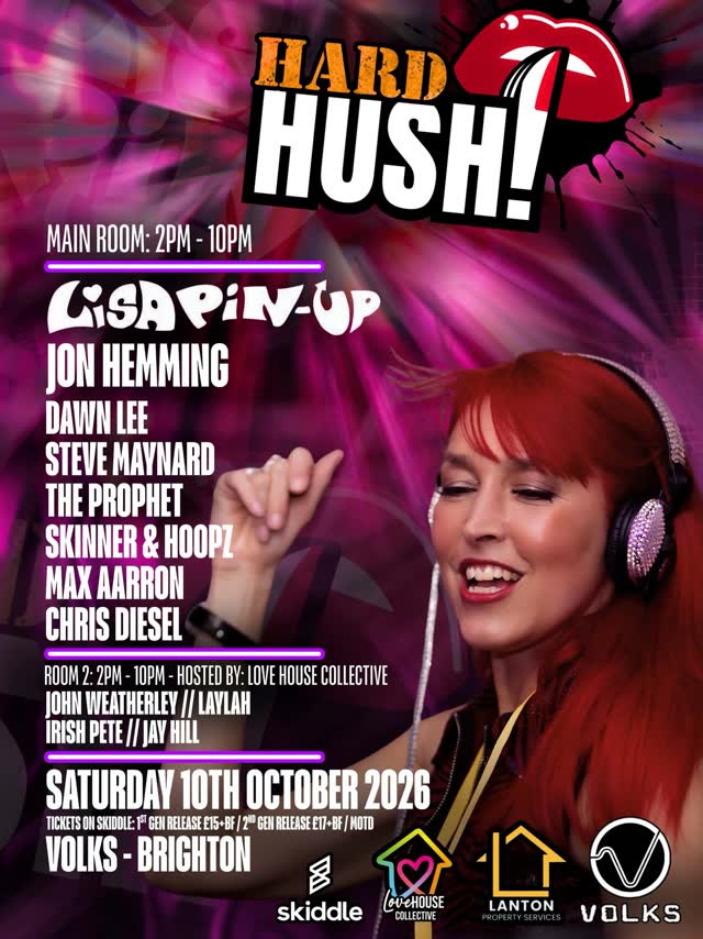 Lisa Pin Up returns to Volks for the next @hard_hush !