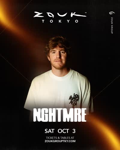 @nghtmre is making his first #zouktokyo debut on SAT OCT 3