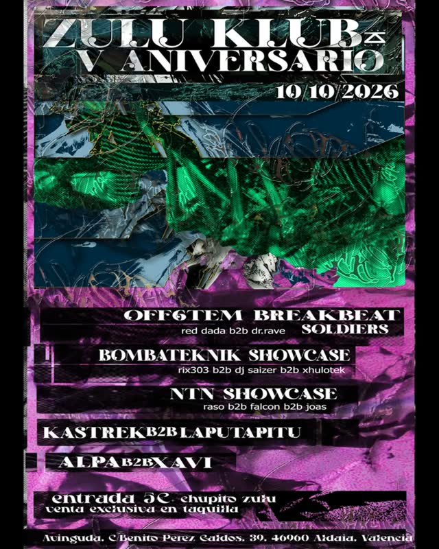 ZULÚ KLUB V ANIVERSARIO