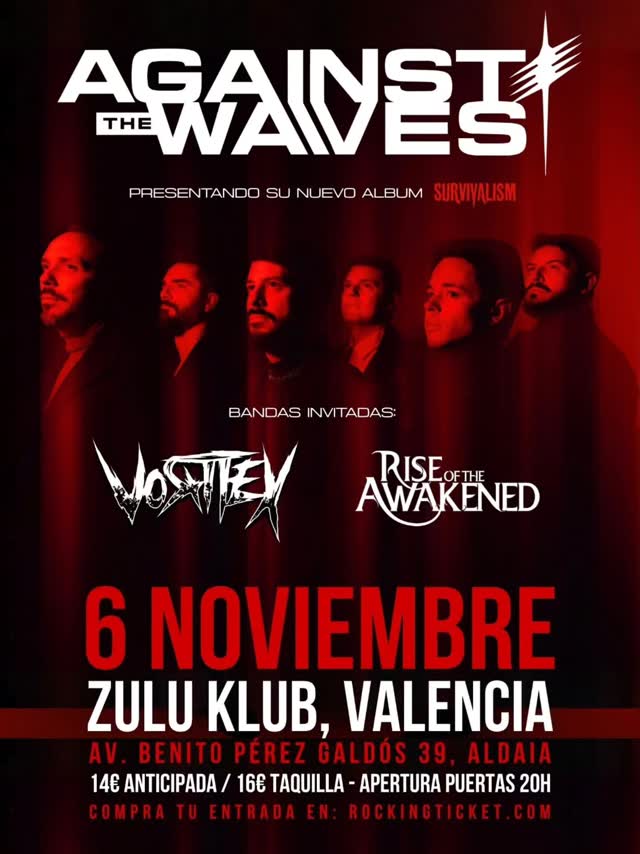 Survivalism Tour - AGAINST THE WAVES @ vorttexofficial & rise.of.the.awakened