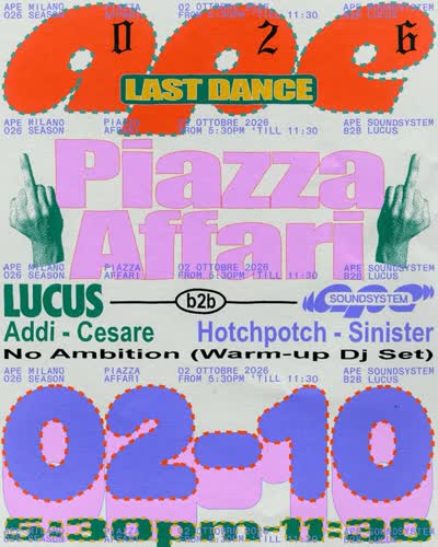 !!È L’ULTIMA FESTA!!