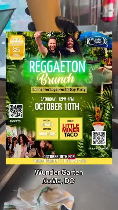 Reggaeton Brunch: Latino Heritage Month Day Party