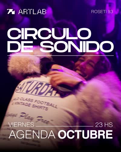 Agenda octubre en Círculo de Sonido!