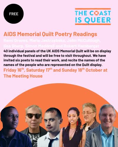 The Coast Is Queer 2026 - AIDS Memorial Quilt Poetry Readings