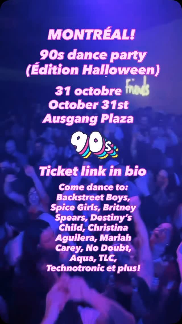 90s dance party (Édition Halloween)