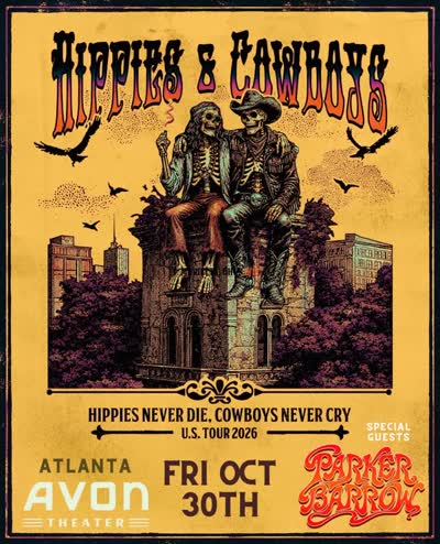 ATL we got a party for you! Friday Oct 30th! Hippies & Cowboys with special guest Parker Barrow