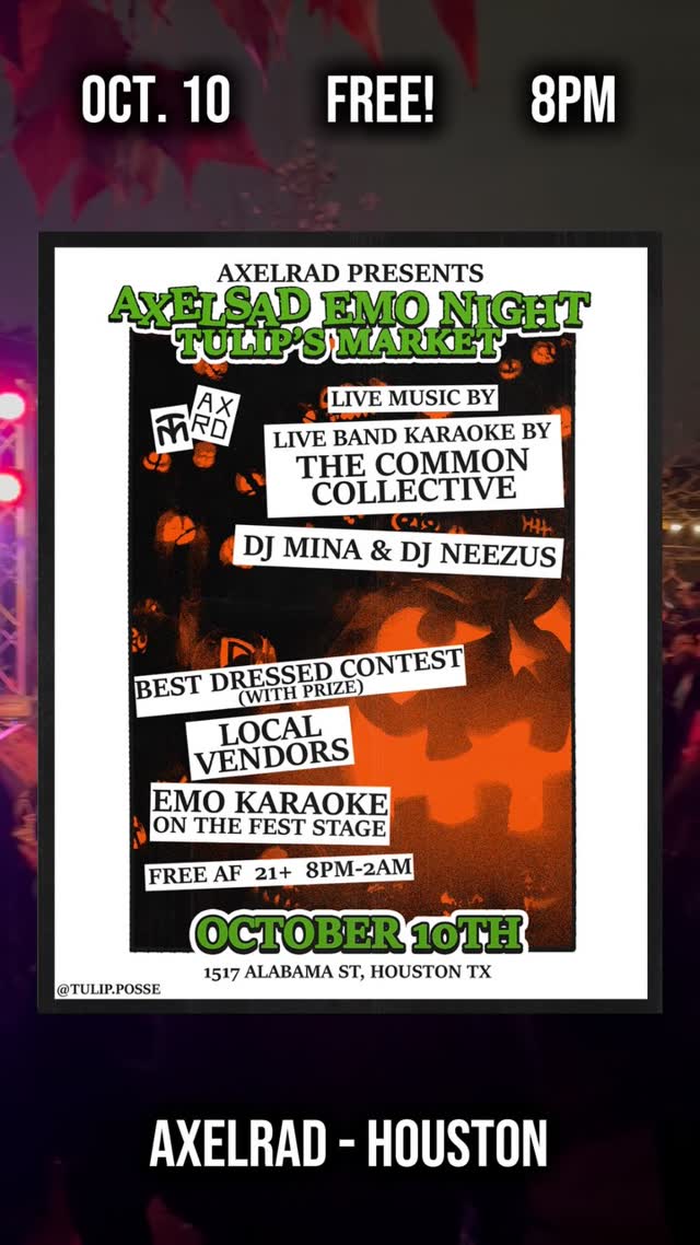 Emo Night HALLOWEEN BEST DRESSED EDITION