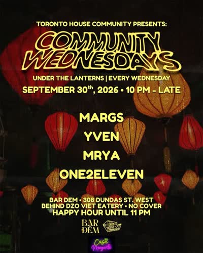 COMMUNITY WEDNESDAYS - SEPTEMBER 30