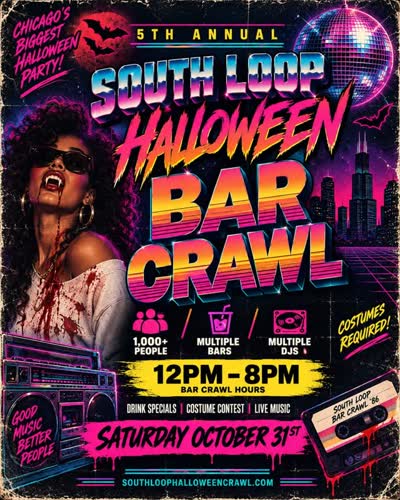 5th Annual South Loop Halloween Bar Crawl