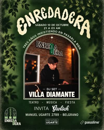 SÁBADO 10 DE OCTUBRE — 21 A 03 HS