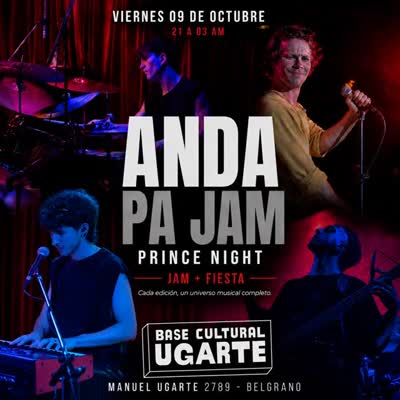 ANDA PA JAM VOL.3 🎷 PRINCE NIGHT🕺🏿 Jam + Fiesta 🪩