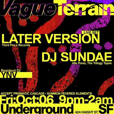 LATER VERSION (LIVE) & DJ SUNDAE