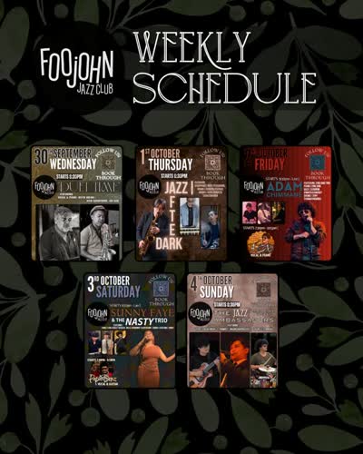 YOUR WEEKLY JAZZ ESCAPE IN BANGKOK
