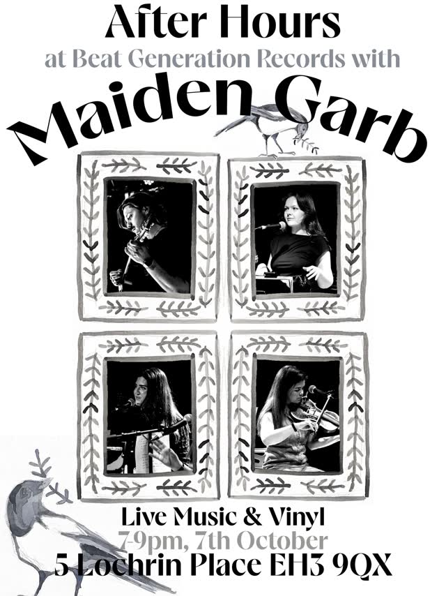 After Hours at Beat Generation Records with Maiden Garb