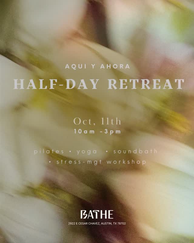 AQUÍ Y AHORA HALF-DAY RETREAT